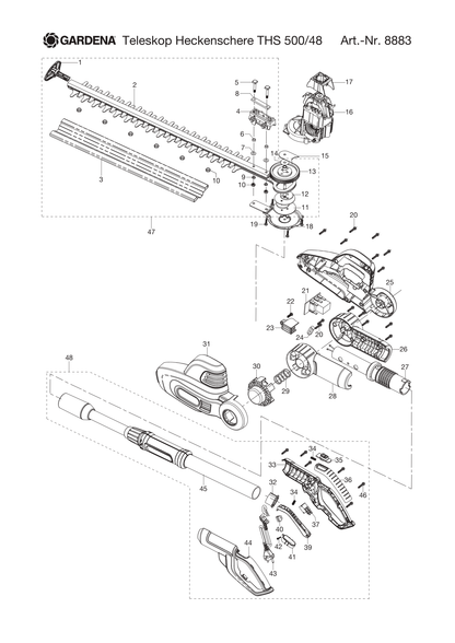 Husqvarna 586645201 onderdelentekening - positie 20