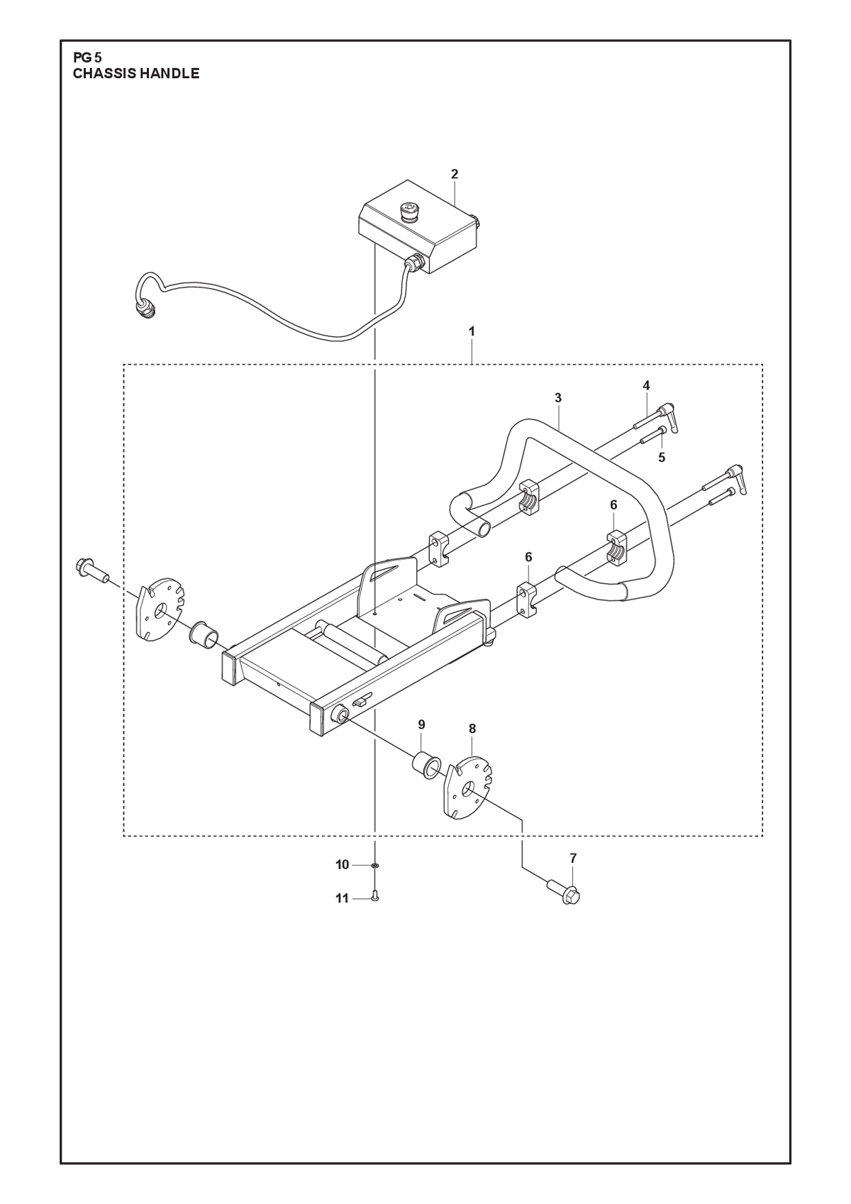 Husqvarna 536845301 onderdelentekening - positie 8