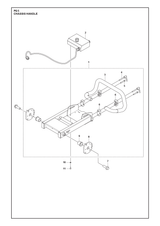 Husqvarna 536845201 onderdelentekening - positie 1