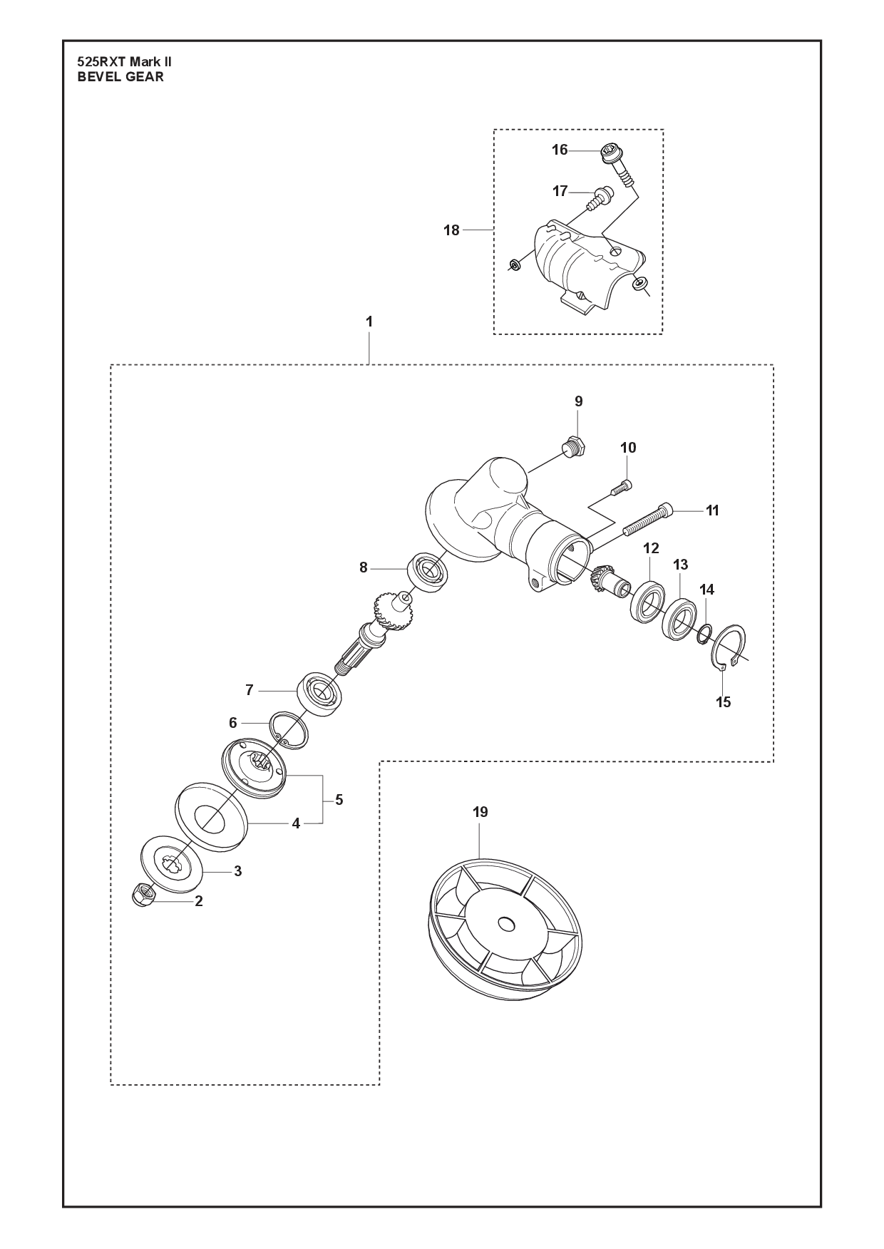 Husqvarna 503201412 onderdelentekening - positie 10