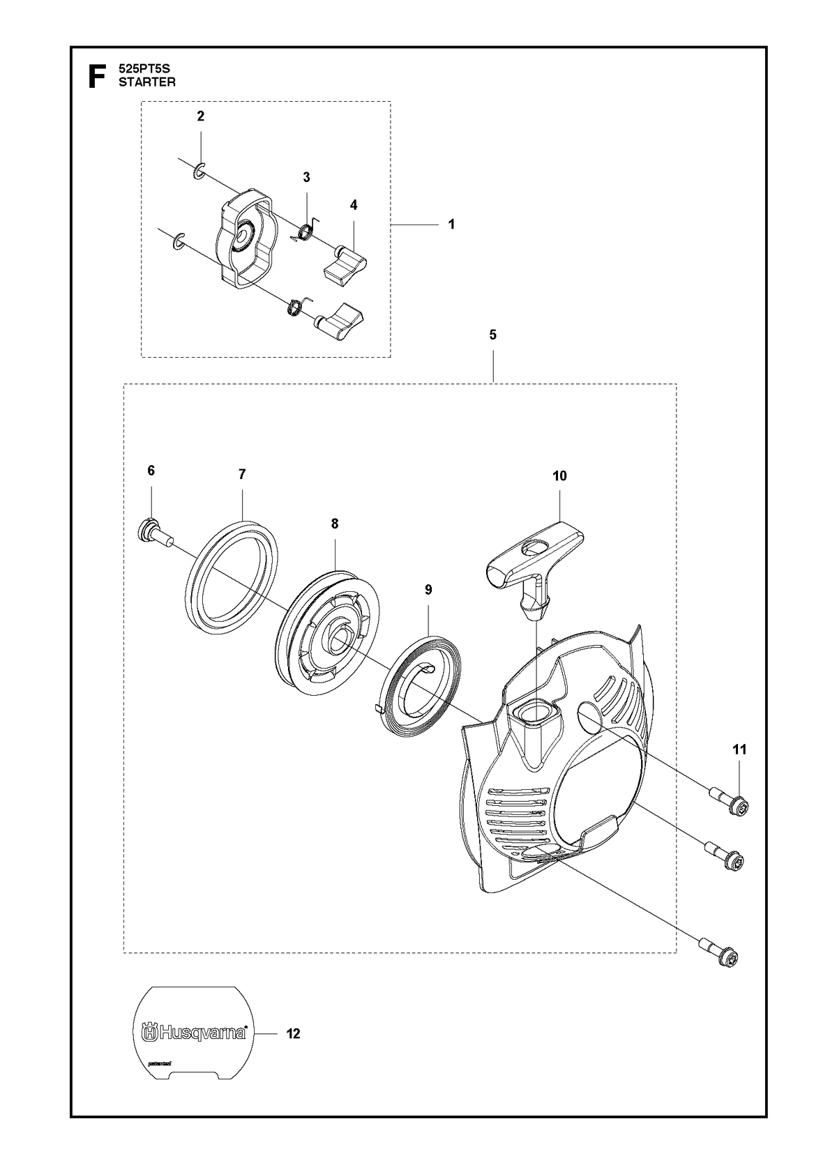 Husqvarna 579064801 onderdelentekening - positie 8