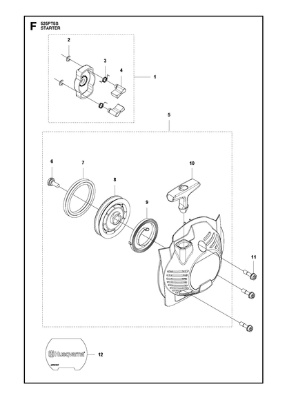 Husqvarna 579064801 onderdelentekening - positie 8