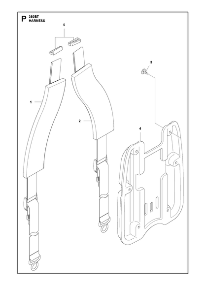 Husqvarna 505185601 onderdelentekening - positie 1