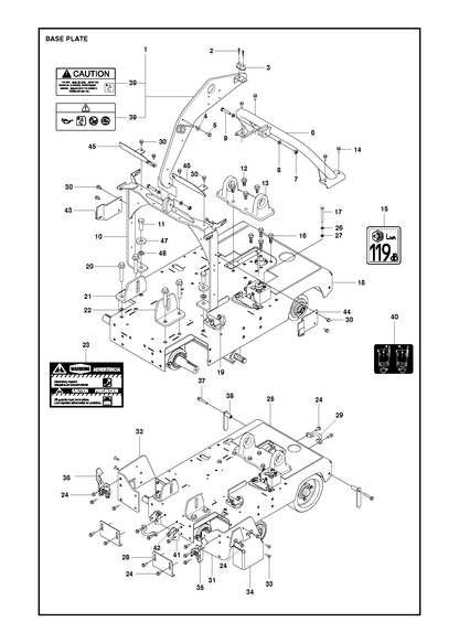 Husqvarna 588732801 onderdelentekening - positie 31