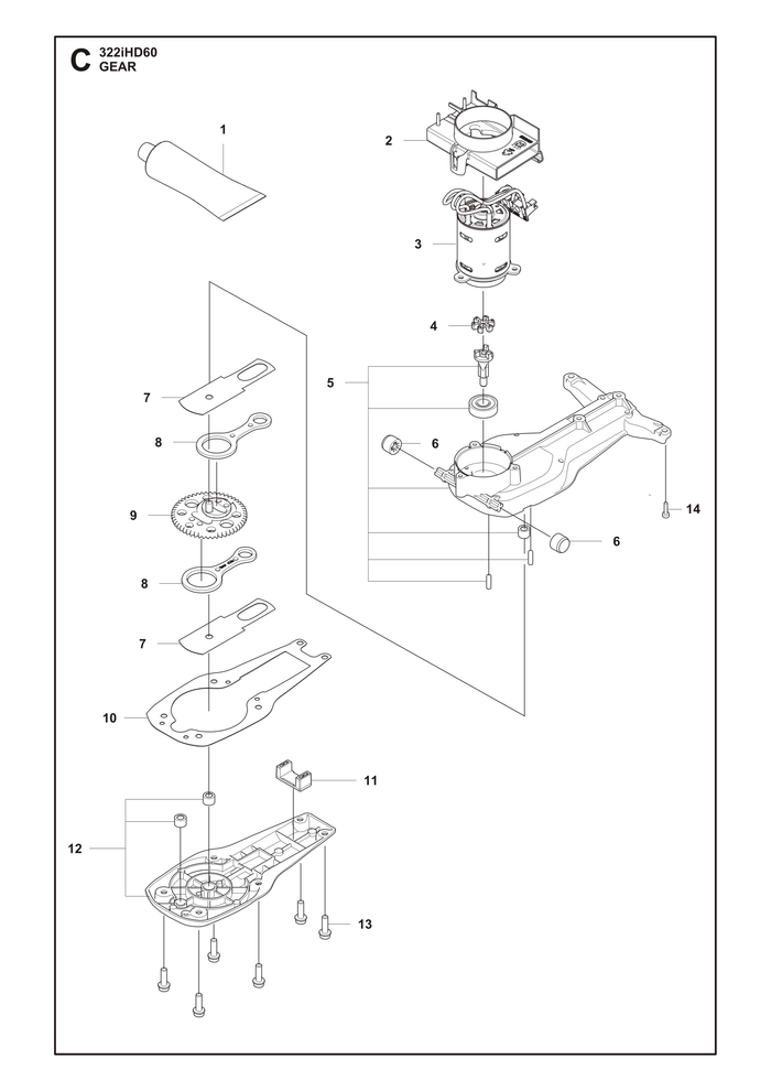 Husqvarna 599934601 onderdelentekening - positie 10