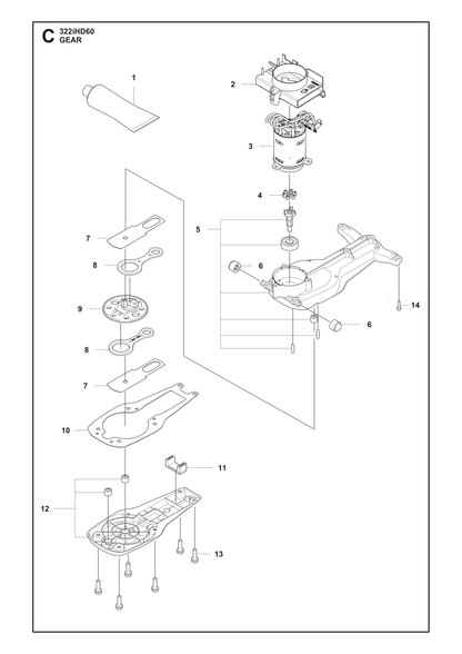 Husqvarna 531364001 onderdelentekening - positie 6