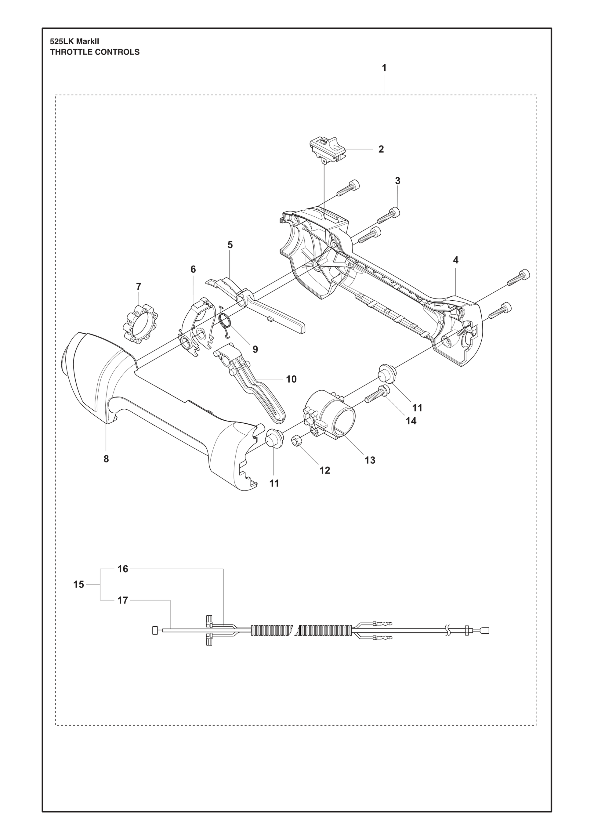 Husqvarna 503877903 onderdelentekening - positie 10