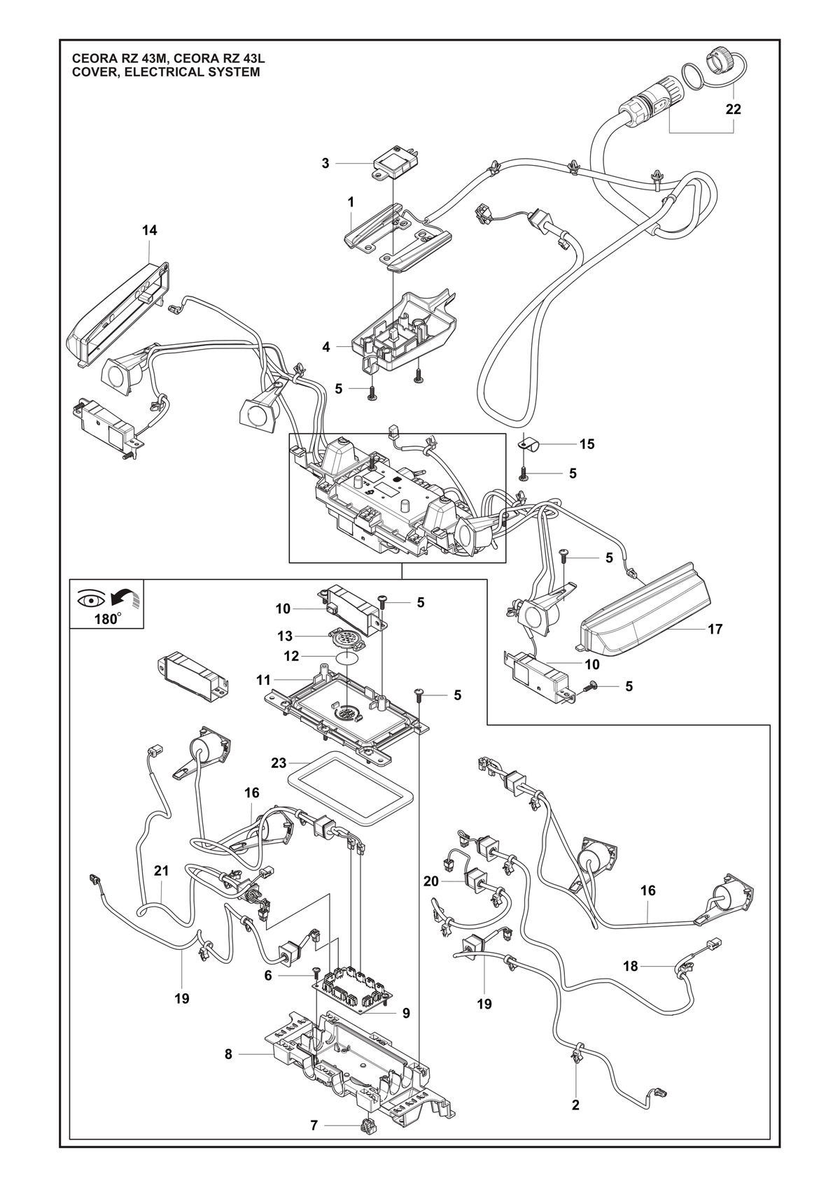 Husqvarna 595312401 onderdelentekening - positie 17
