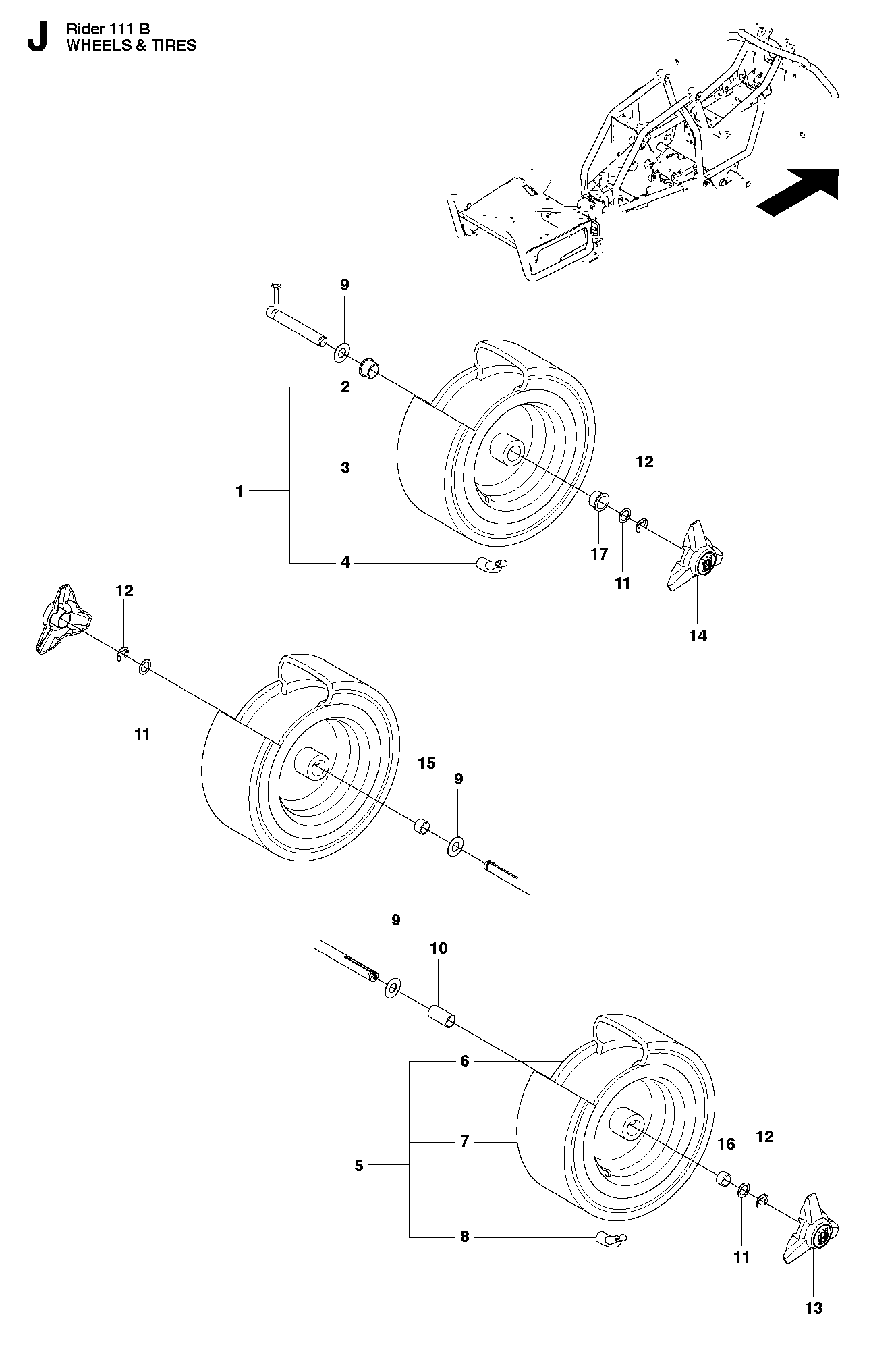 Husqvarna 506596209 onderdelentekening - positie 15