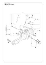 Husqvarna 537017502 onderdelentekening - positie 19