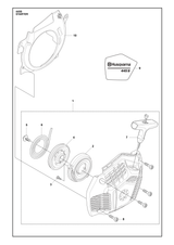 Husqvarna 537546901 onderdelentekening - positie 4