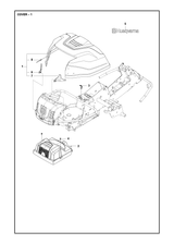 Husqvarna 577614902 onderdelentekening - positie 1