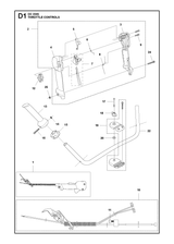 Husqvarna 504209805 onderdelentekening - positie 2
