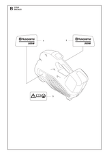 Husqvarna 529633901 onderdelentekening - positie 2