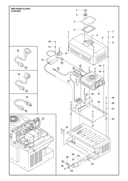 Husqvarna 533511501 onderdelentekening - positie 5