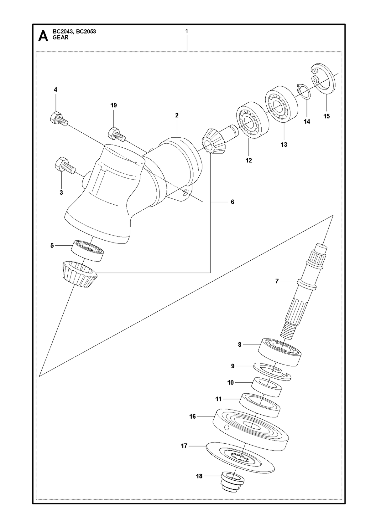 Husqvarna 523121701 onderdelentekening - positie 12