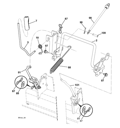 Husqvarna 532436996 onderdelentekening - positie 2