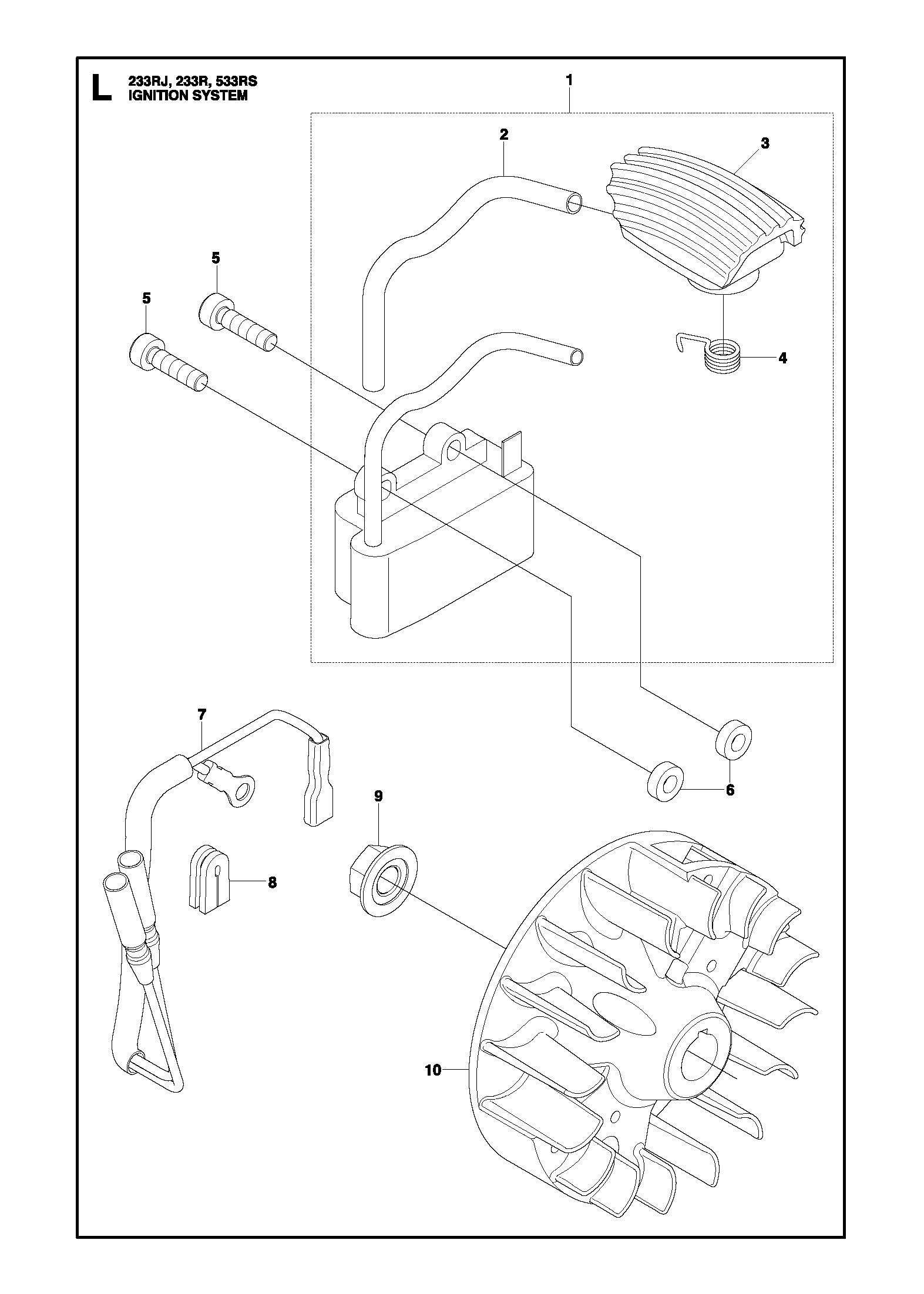 Husqvarna 512328601 onderdelentekening - positie 7