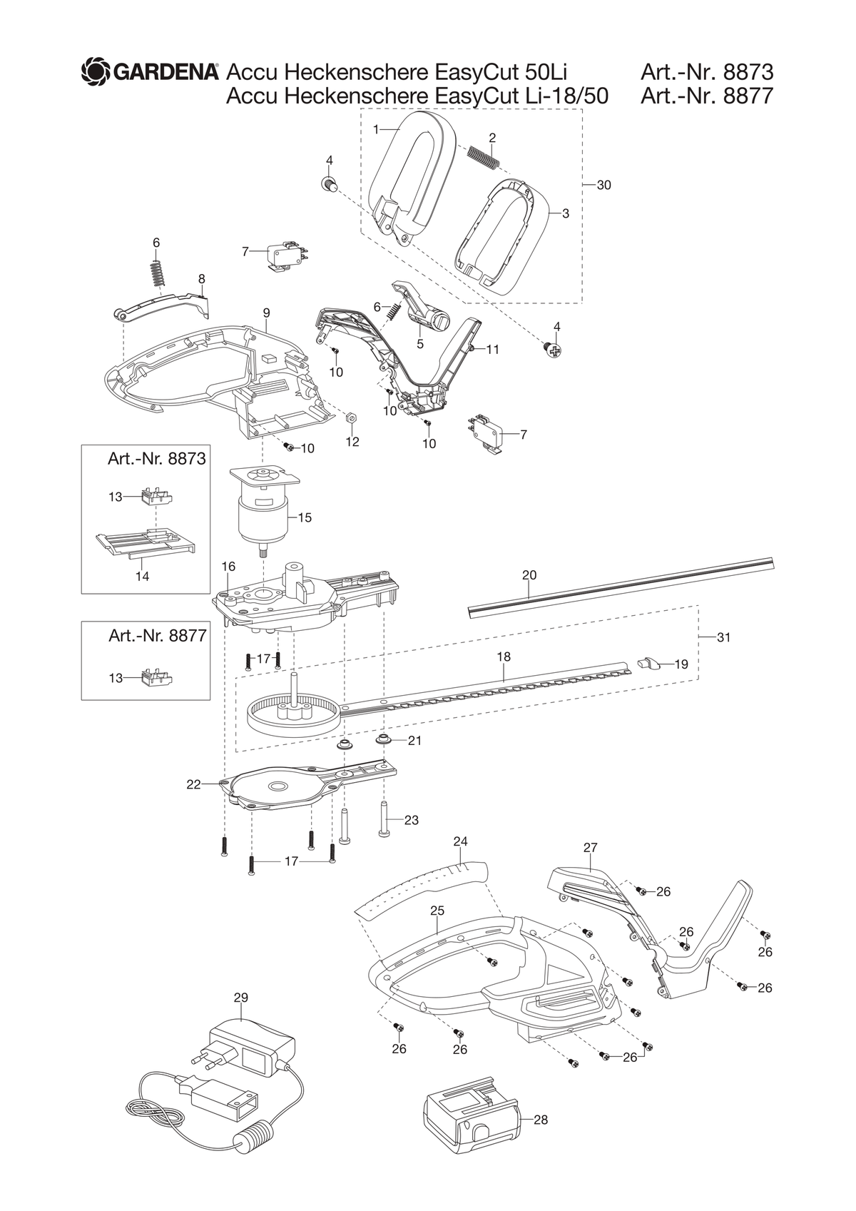 Husqvarna 575793001 onderdelentekening - positie 15