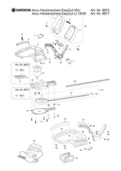 Husqvarna 575793101 onderdelentekening - positie 31