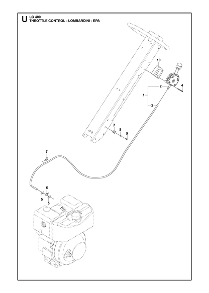 Husqvarna 594175701 onderdelentekening - positie 1