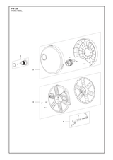 Husqvarna 547378301 onderdelentekening - positie 1