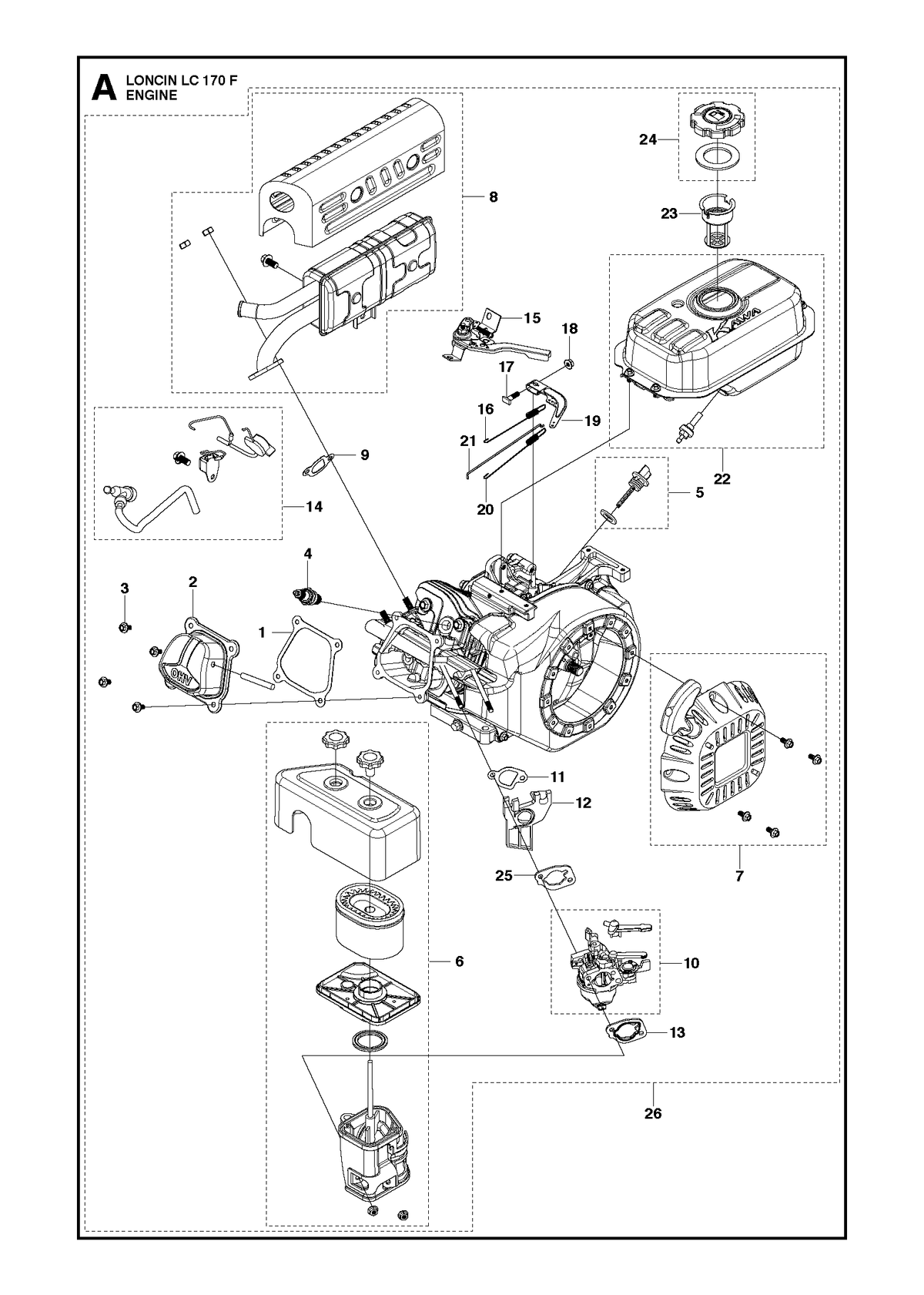 Husqvarna 577472001 onderdelentekening - positie 26