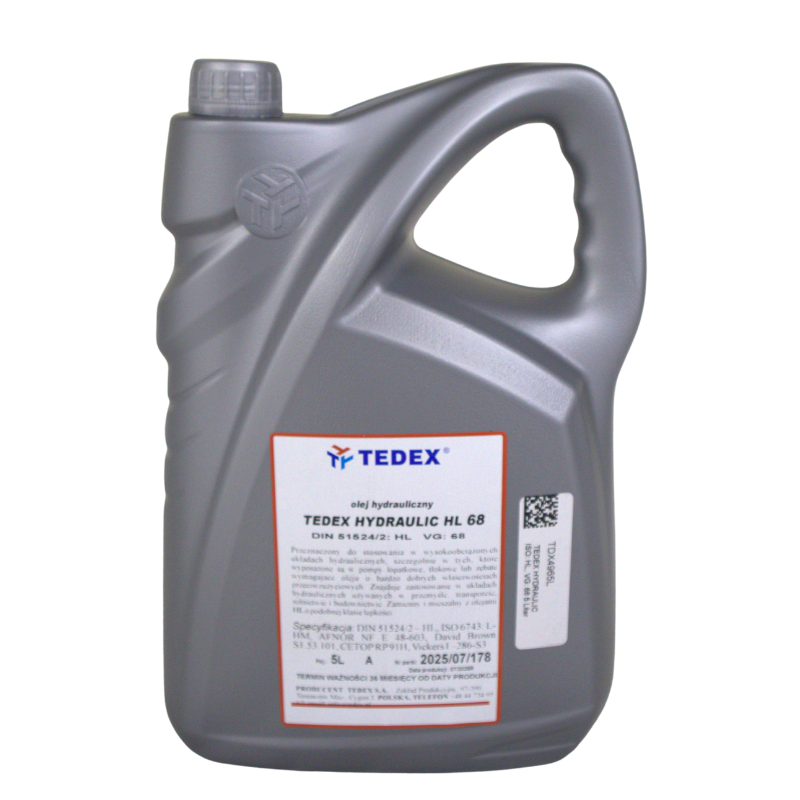 Tedex HYDRAULIC Motorolie ISO: HL, VG: 68 - 5 liter