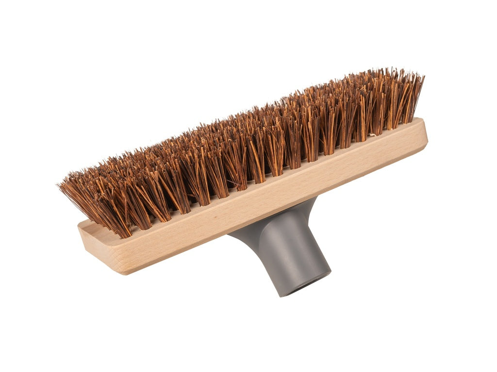 Solide Terrasbezem/Schrobbezem union 20 cm met stokhouder, zonder steel-keizers.nu