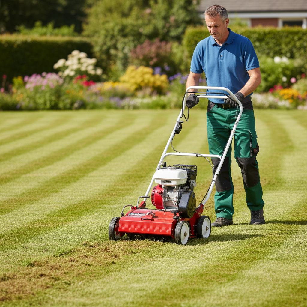 Tielbürger TV 510 Benzine Verticuteermachine