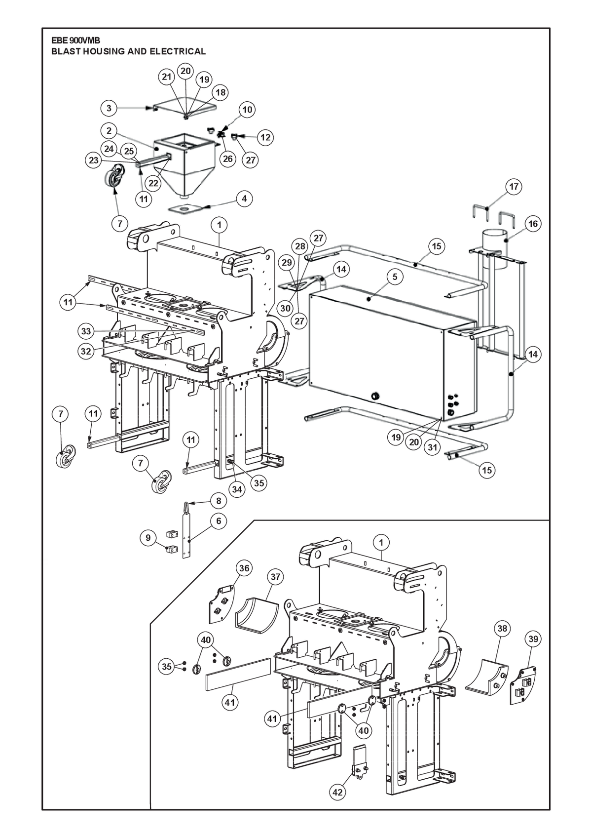 Husqvarna 533809301 onderdelentekening - positie 44