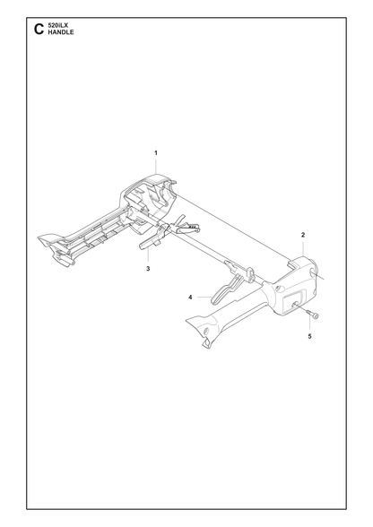 Husqvarna 577013202 onderdelentekening - positie 2