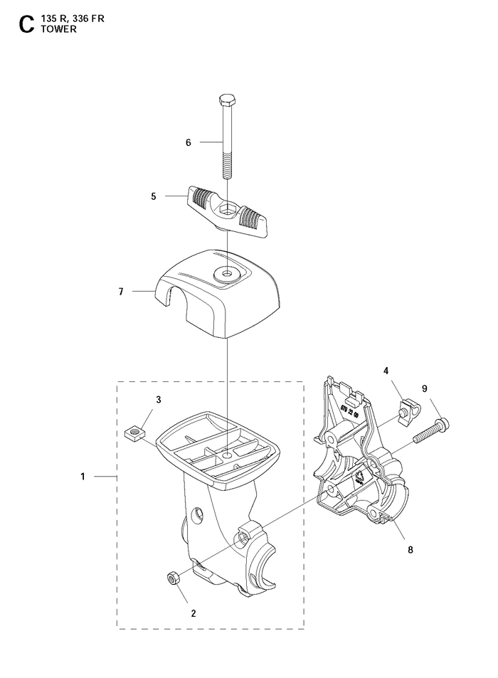 Husqvarna 725238351 onderdelentekening - positie 6