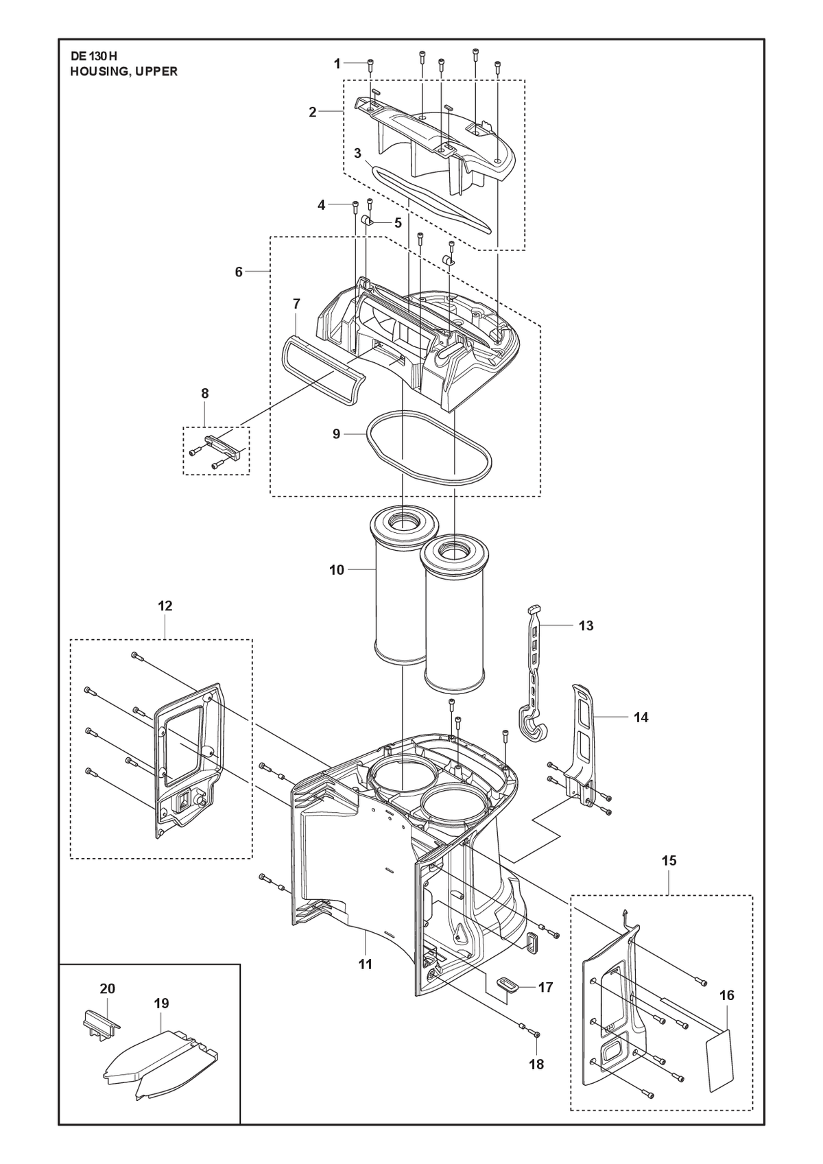 Husqvarna 529344102 onderdelentekening - positie 11