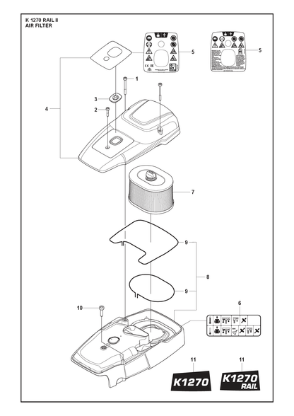 Husqvarna 510244105 onderdelentekening - positie 7