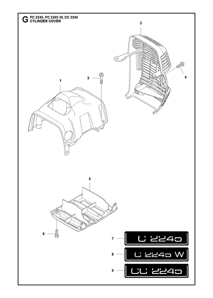 Husqvarna 510422202 onderdelentekening - positie 5