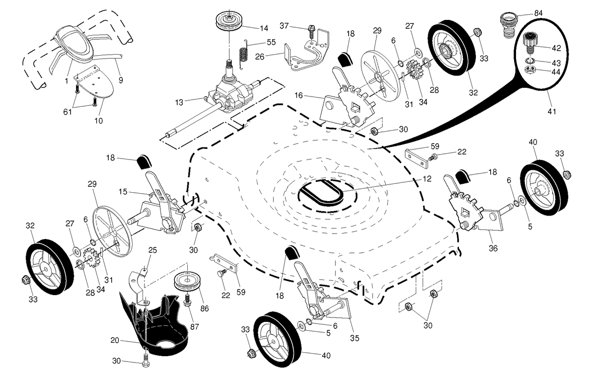 Husqvarna 532437873 onderdelentekening - positie 15