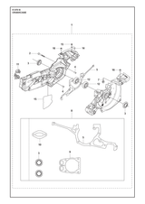 Husqvarna 503215349 onderdelentekening - positie 2