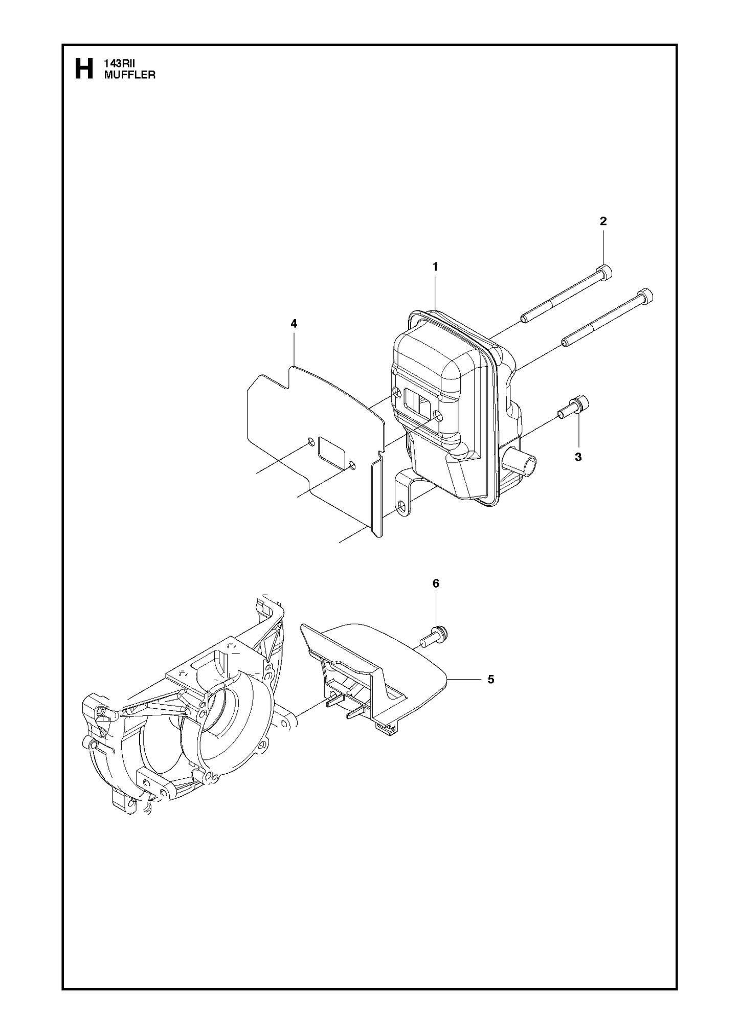 Husqvarna 505299301 onderdelentekening - positie 1