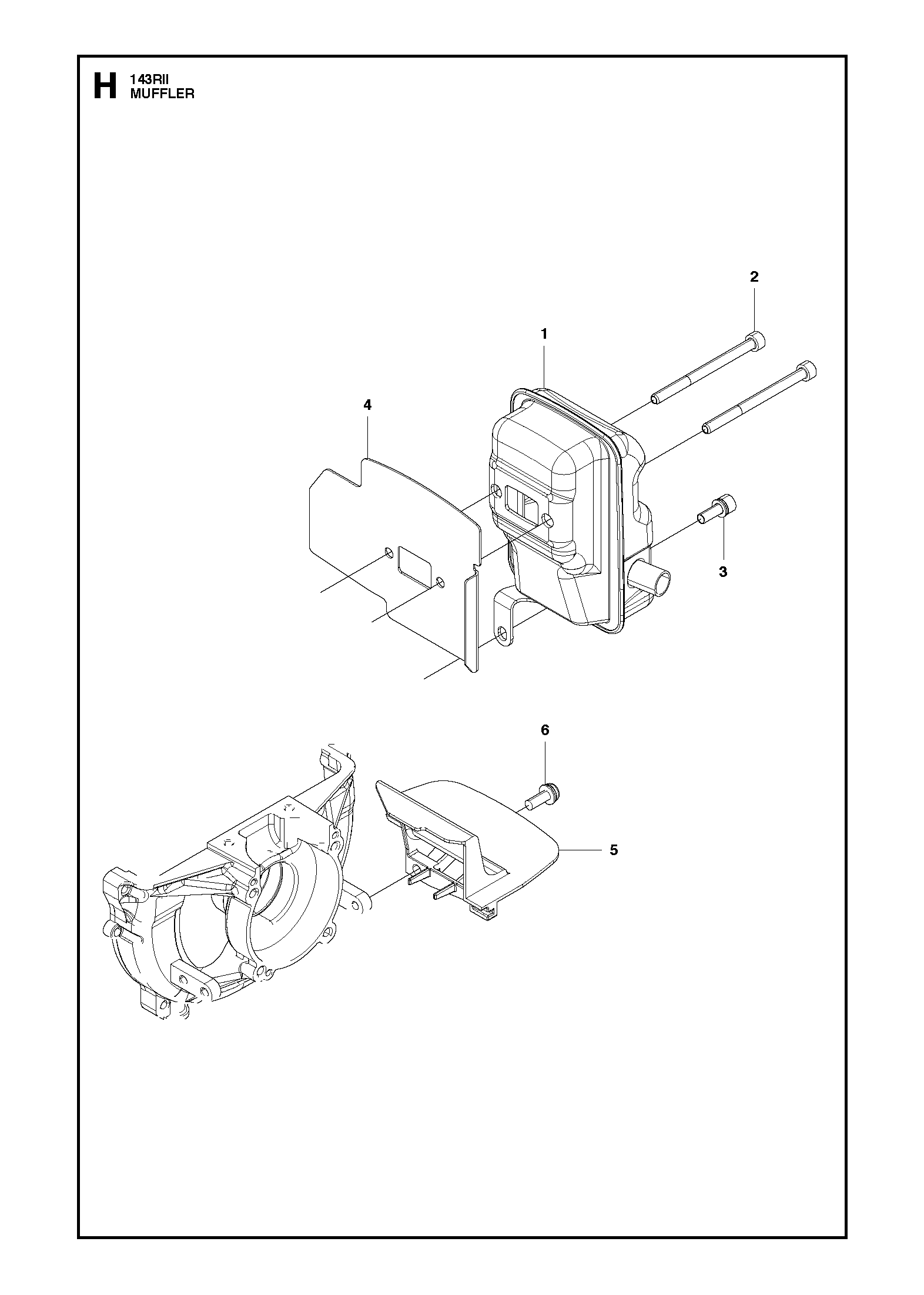 Husqvarna 505299301 onderdelentekening - positie 1