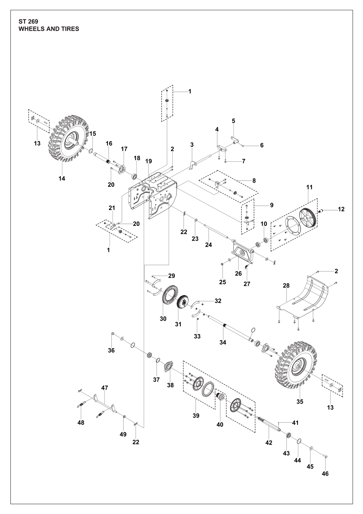 Husqvarna 547725045 onderdelentekening - positie 24