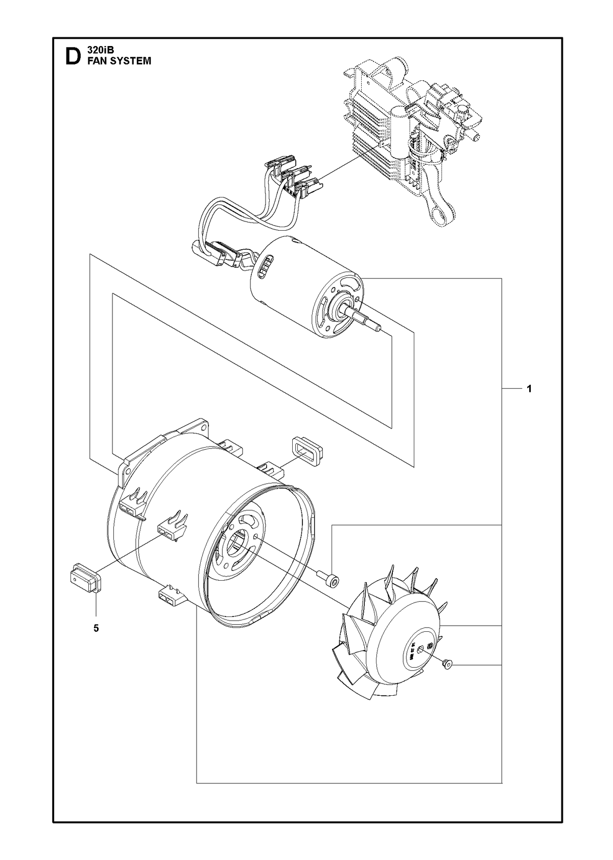 Husqvarna 529996601 onderdelentekening - positie 1