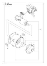 Husqvarna 529996601 onderdelentekening - positie 1