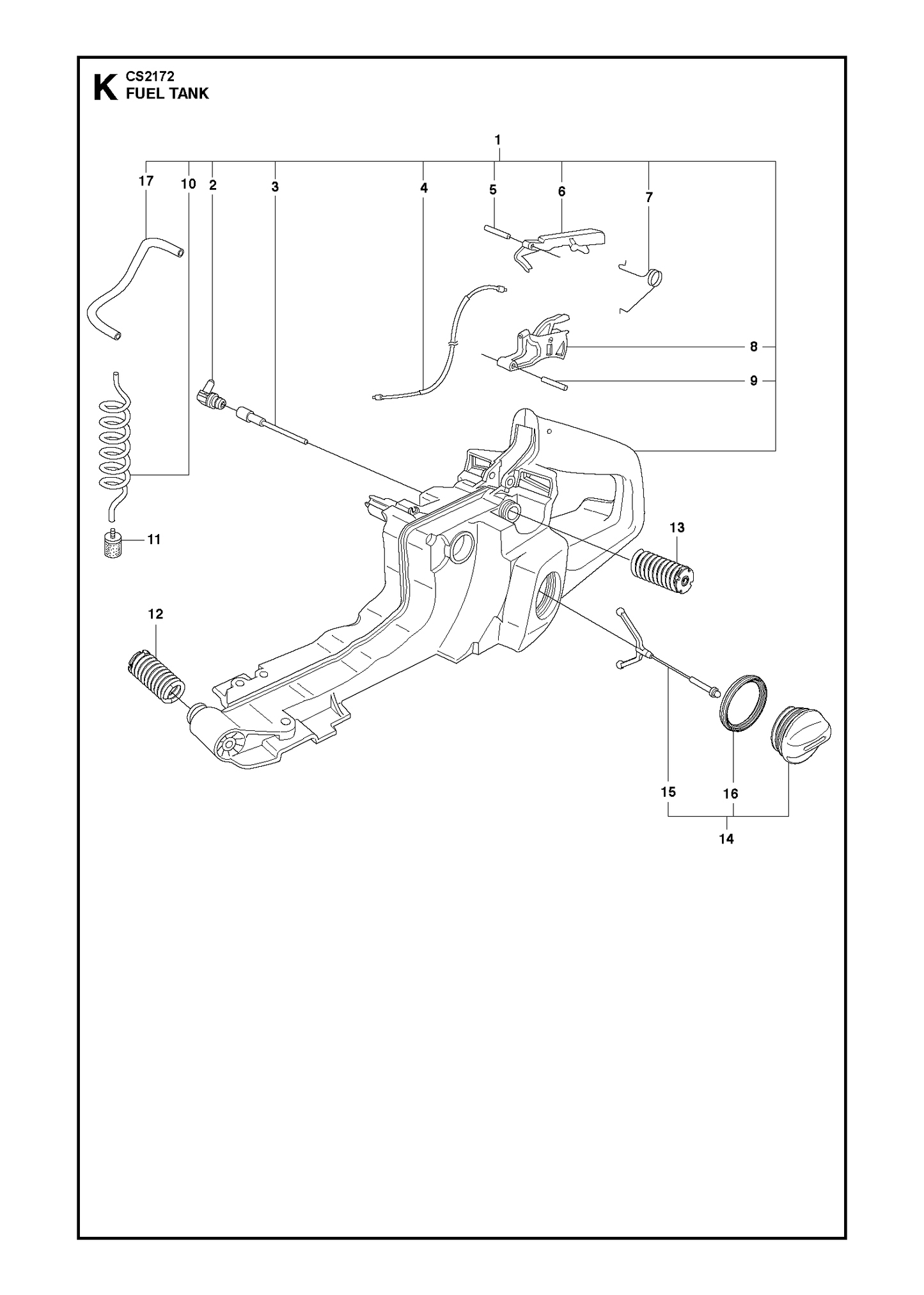 Husqvarna 503829802 onderdelentekening - positie 8