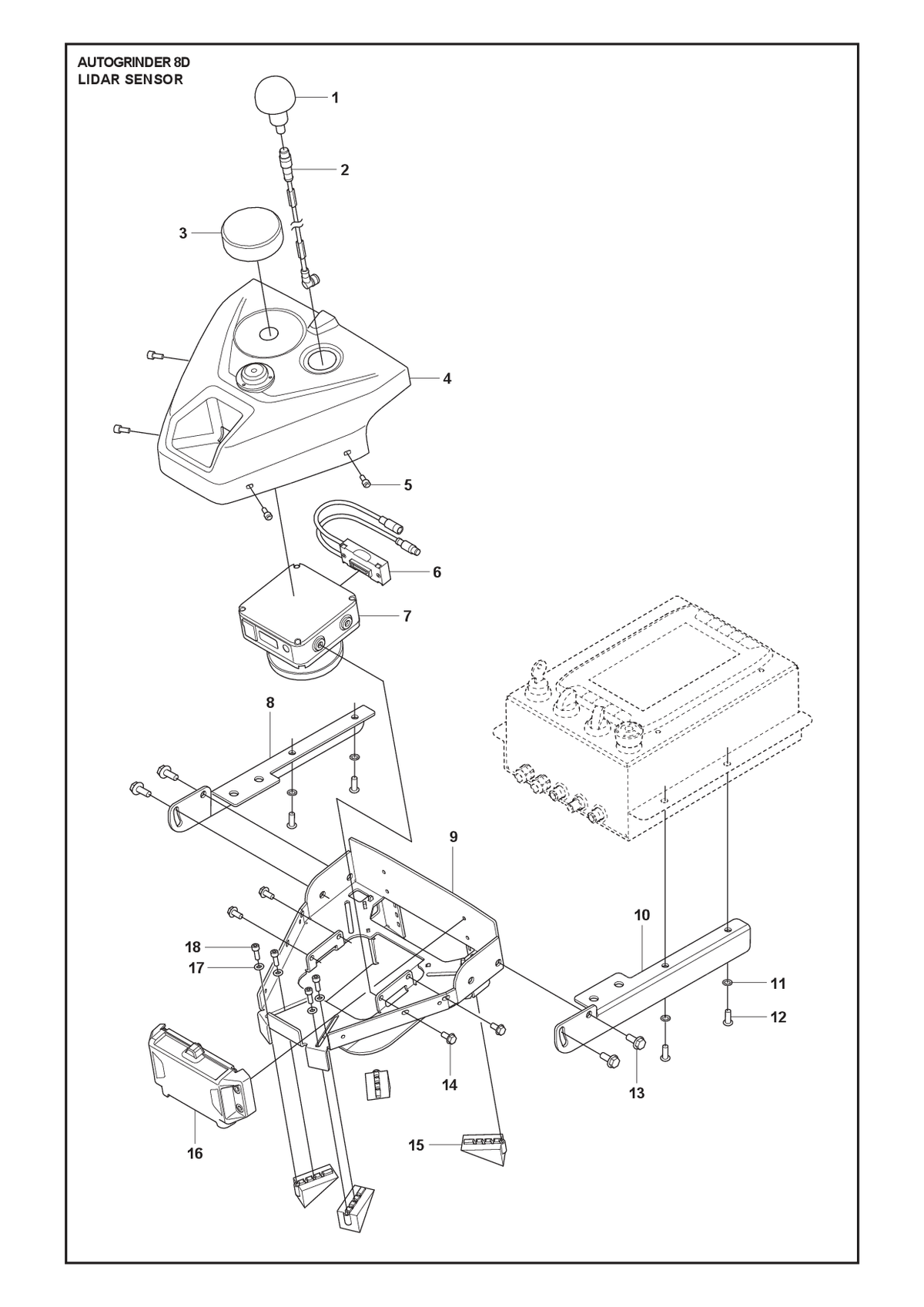 Husqvarna 548511701 onderdelentekening - positie 15
