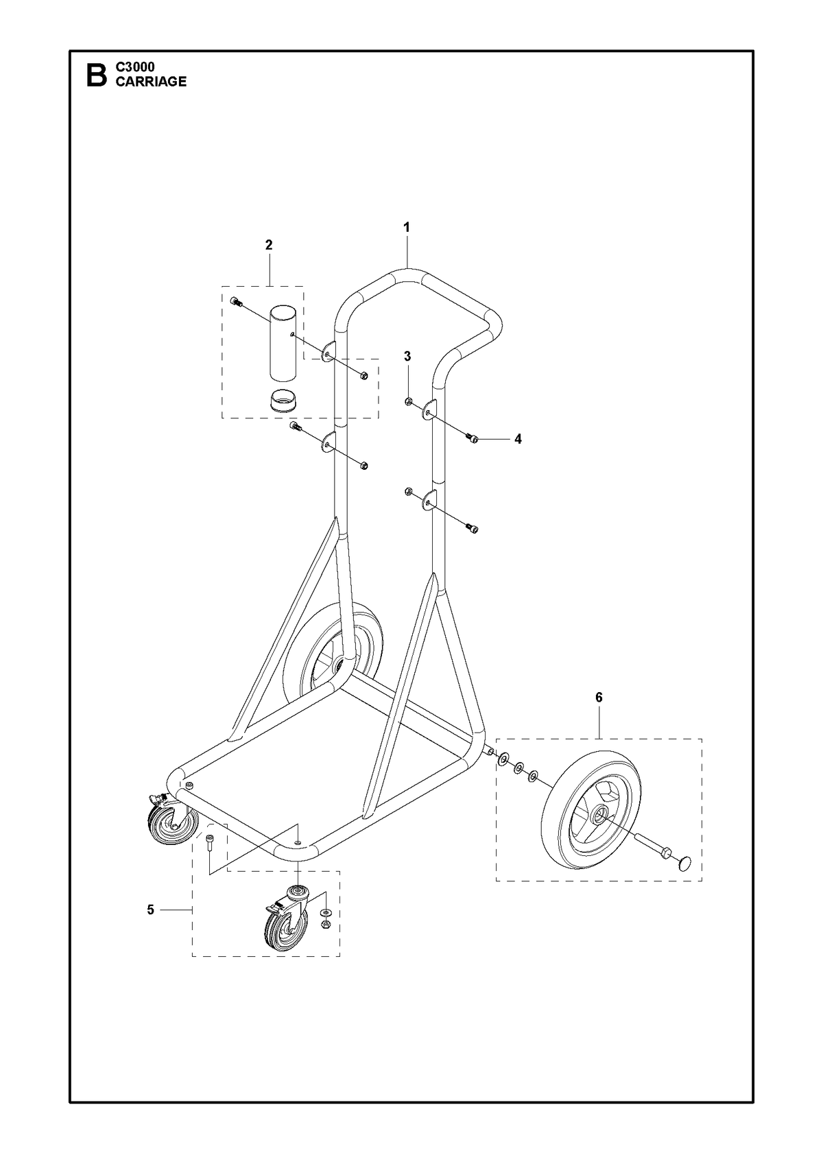 Husqvarna 592005501 onderdelentekening - positie 1