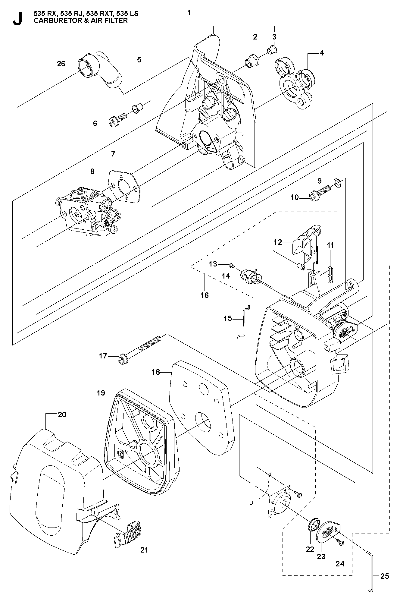 Husqvarna 503497101 onderdelentekening - positie 7