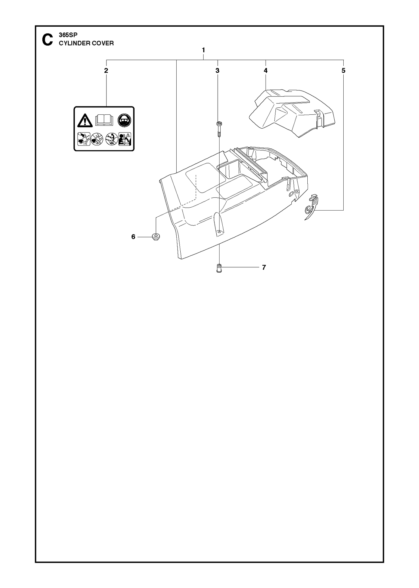 Husqvarna 503817701 onderdelentekening - positie 4