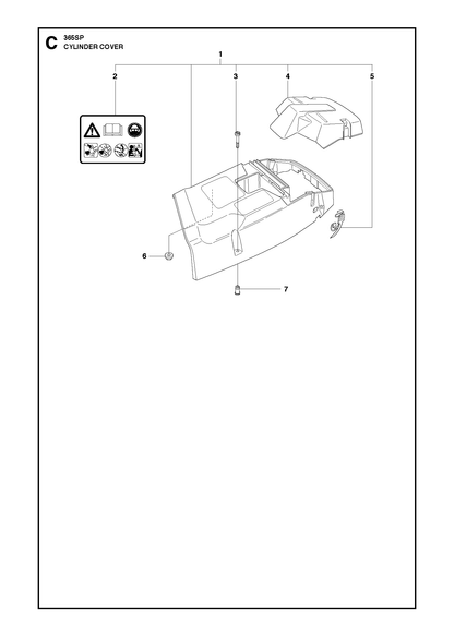 Husqvarna 503817701 onderdelentekening - positie 4