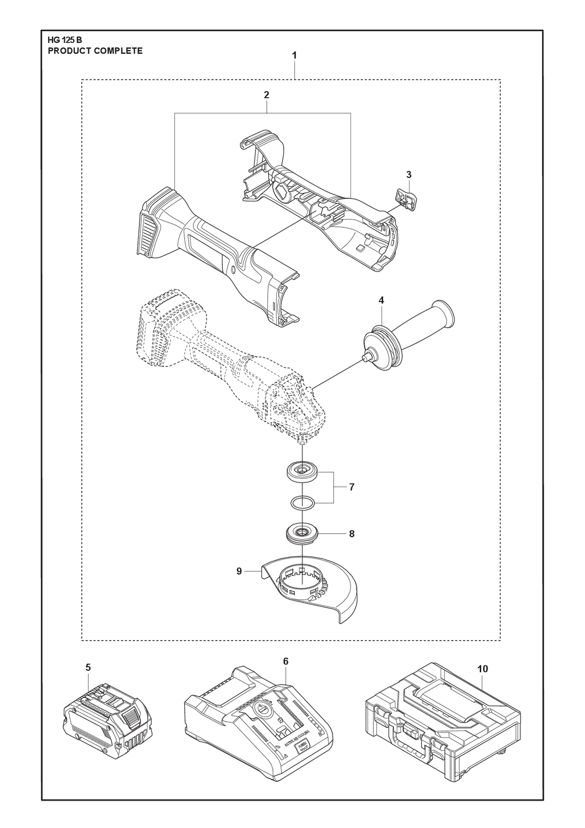 Husqvarna 536621601 onderdelentekening - positie 3